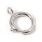 4 Spring Ring Clasps Nickel Silver Bracelet Watch 18mm